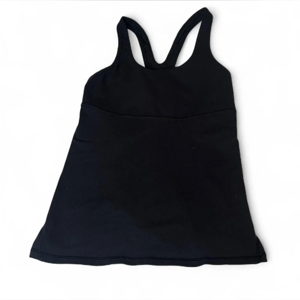 💜 Lululemon Athletica Black Cross Back Razor Tank (4)